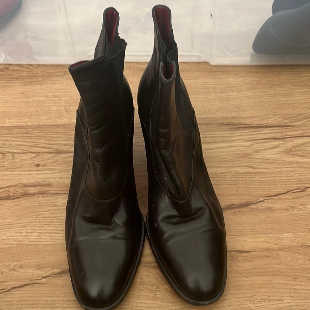 Black Booties With Heel